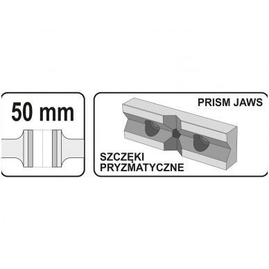 Spaustuvai mašininiai 50mm Yato 4