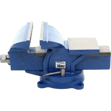 Spaustuvas su priekalu 125 mm su 360° pasukimu Kraftdele 4 Spaustuvas su priekalu 125 mm su 360° pasukimu Kraftdele 4