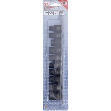 Specialios automobilinės galvutės | 3- / 5- / 6- / 10 kampų | 10 vnt. (2560) BGS 3