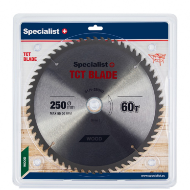 SPECIALIST+ pjovimo diskas, 250x60Tx30/20 mm SPECIALIST+ pjovimo diskas, 250x60Tx30/20 mm