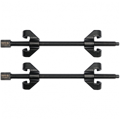 Spyruoklių suspaudėjai su trapeciniu sriegiu 82x270mm, 2vnt. Yato YT-2546 Spyruoklių suspaudėjai su trapeciniu sriegiu 82x270mm, 2vnt. Yato YT-2546