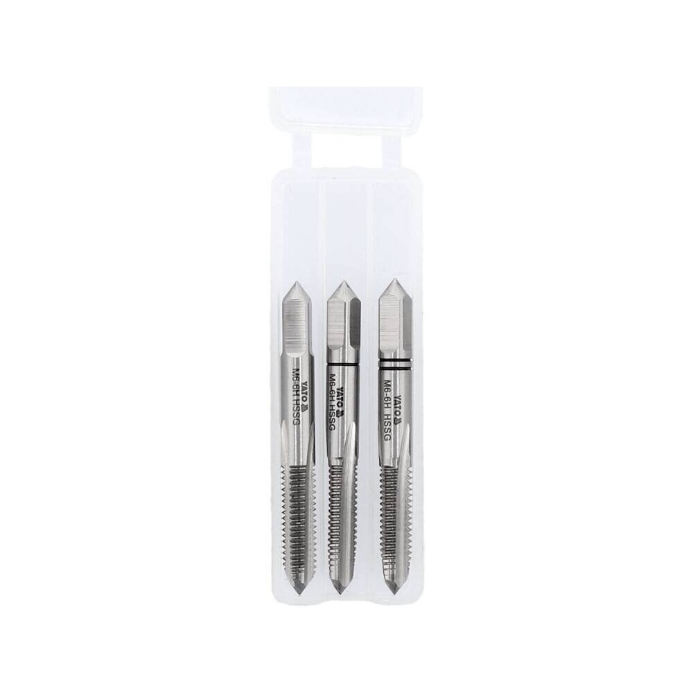 Sriegikliai |.M6x1, HSS/M2 | 3 vnt. YATO 3 Sriegikliai |.M6x1, HSS/M2 | 3 vnt. YATO 3