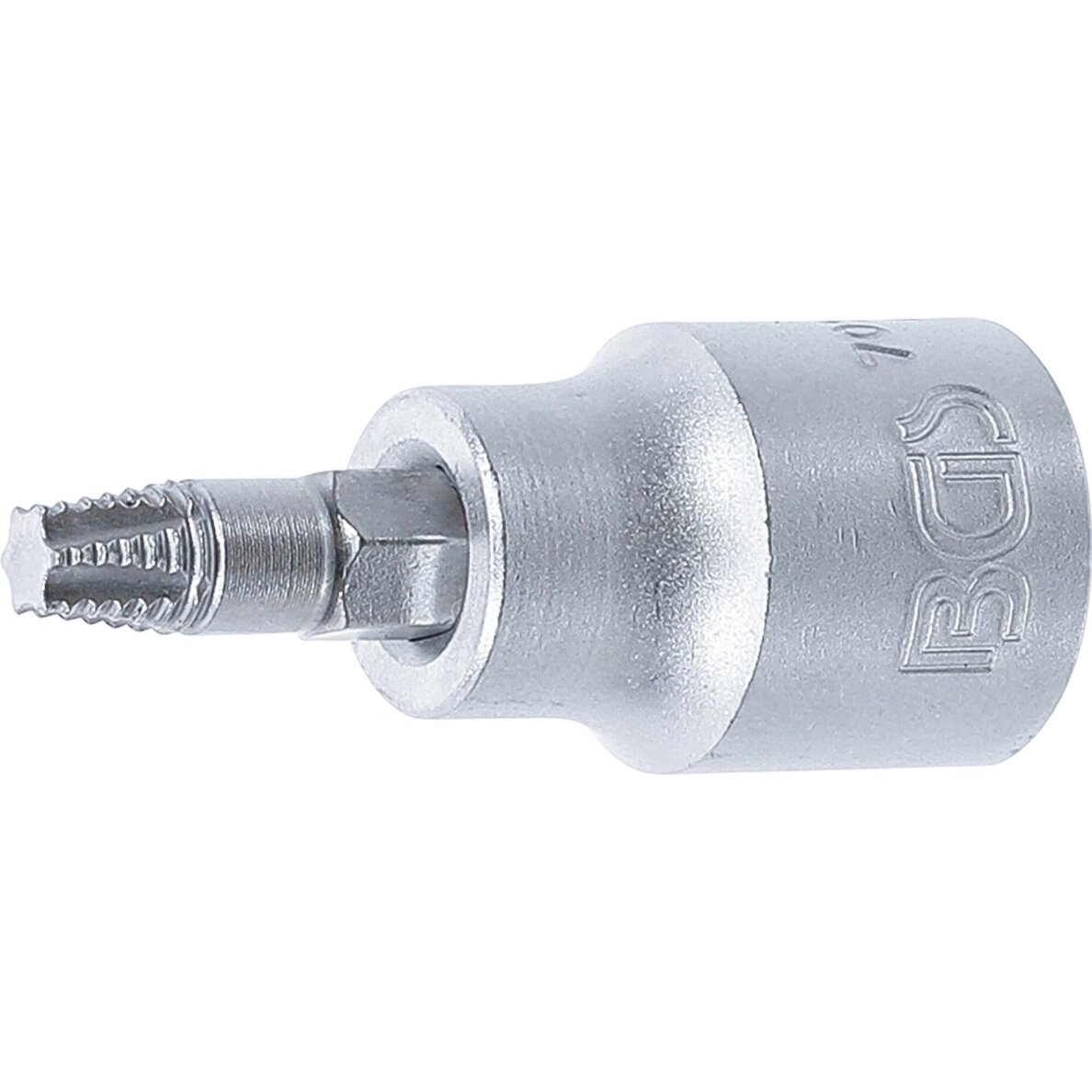 Sraigtinis ištraukimo antgalis | 10 mm (3/8") | pažeistam T-Star (Torx) T27 7098-T27 BGS Technic 1 Sraigtinis ištraukimo antgalis | 10 mm (3/8") | pažeistam T-Star (Torx) T27 7098-T27 BGS Technic 1