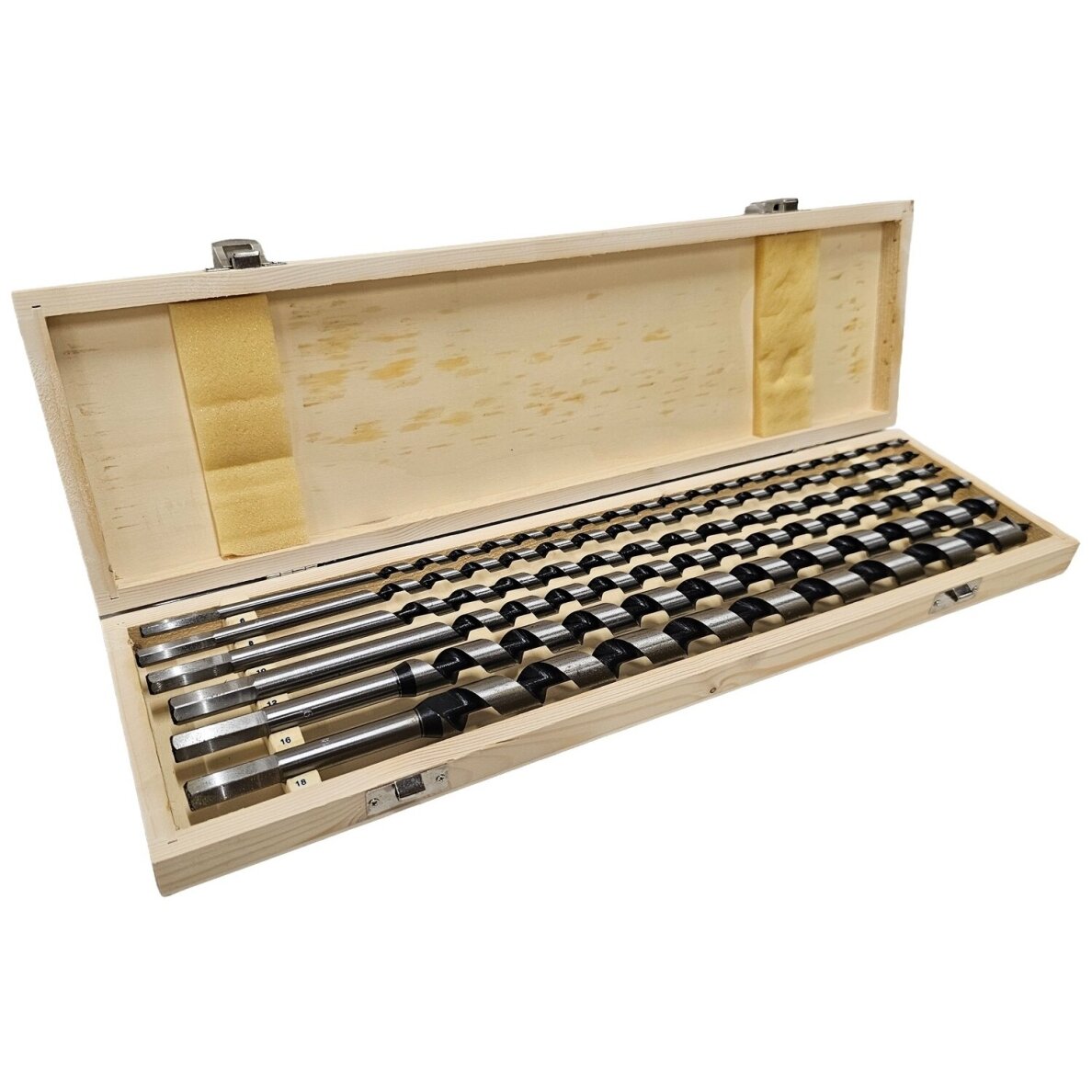 Sraigtinių grąžtų rinkinys medžiui | 460 mm | FI 6-18 mm | 6 vnt ESSEN TOOLS