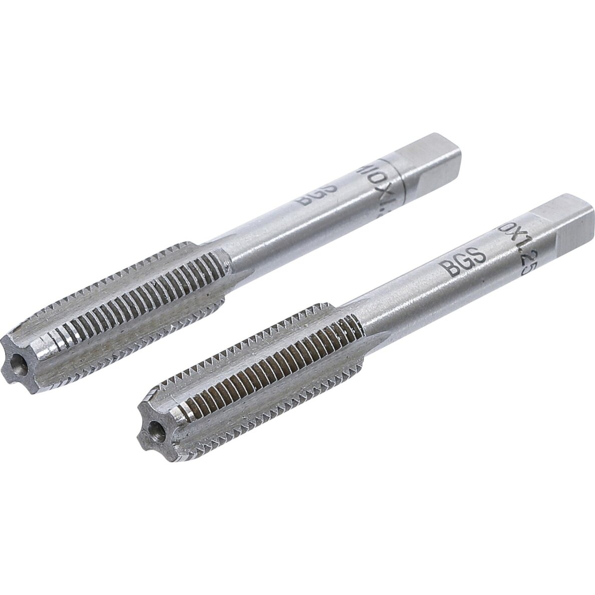 Sriegikliai | pirmas ir galutinis sriegimas | M10 x 1.25 | 2 vnt Sriegikliai | pirmas ir galutinis sriegimas | M10 x 1.25 | 2 vnt