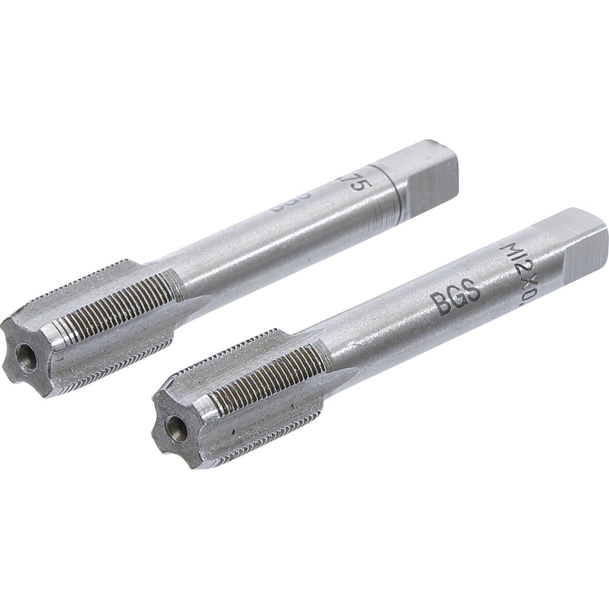 Sriegikliai | pirmas ir galutinis sriegimas | M12 x 0.75 | 2 vnt. M12X0.75-B BGS