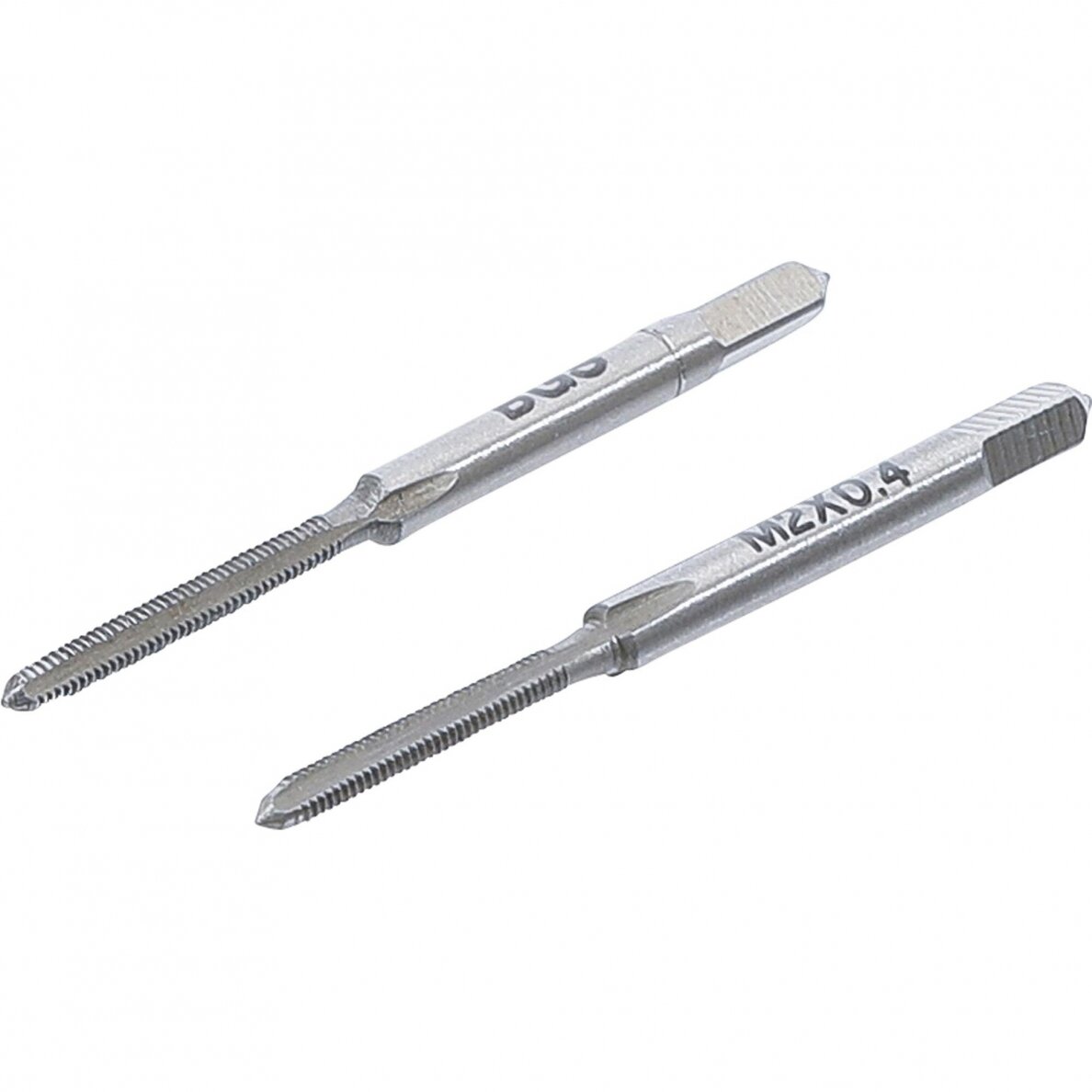 Sriegikliai pirmas ir galutinis sriegimas M2 x 0.4 2 vnt
