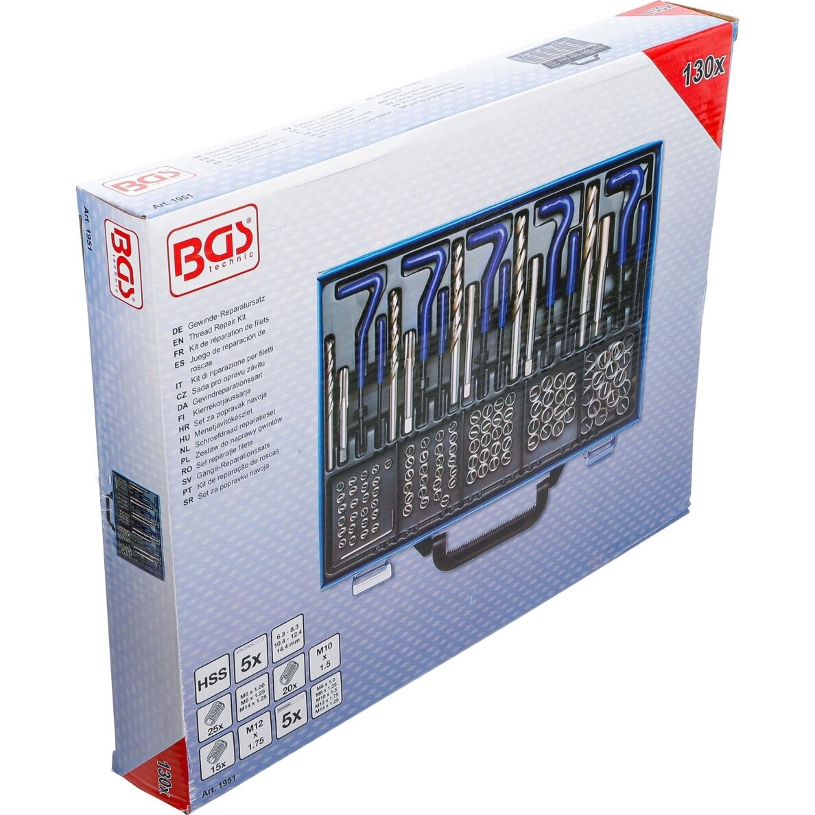 Sriegio remonto rinkinys | M6 - M14 | 130 vnt. 5 Sriegio remonto rinkinys | M6 - M14 | 130 vnt. 5