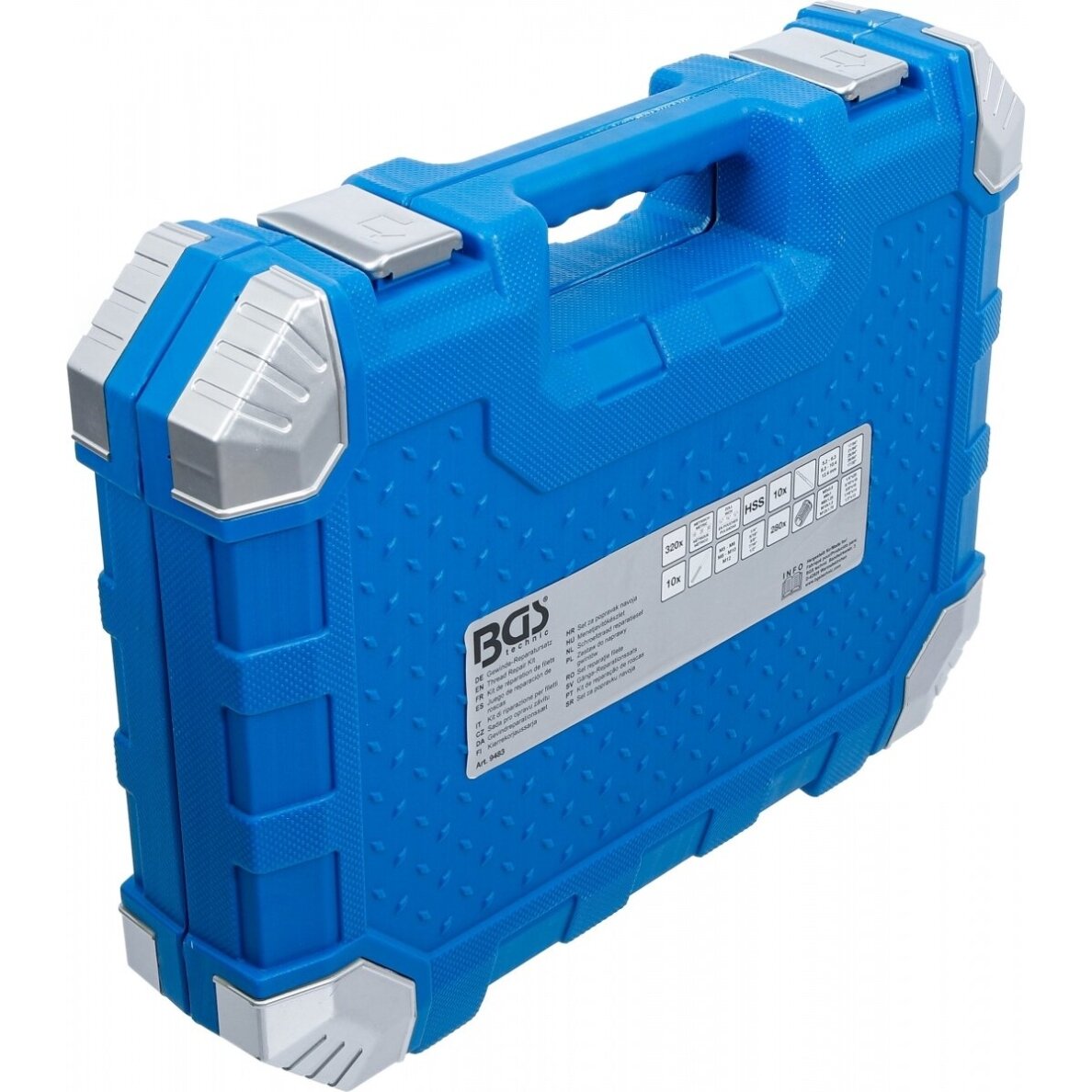 Sriegio remonto rinkinys | metriniai / coliniai | M5 - M12, 1/4" - 1/2" | 320 vnt BGS 4 Sriegio remonto rinkinys | metriniai / coliniai | M5 - M12, 1/4" - 1/2" | 320 vnt BGS 4