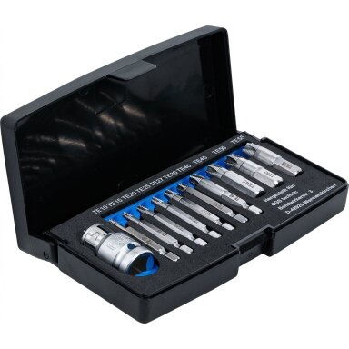 Sraigtiniai ištraukikliai | sugadintiems T-Star (Torx) T10 - T55 | 11 vnt. 9170 BGS Technik
