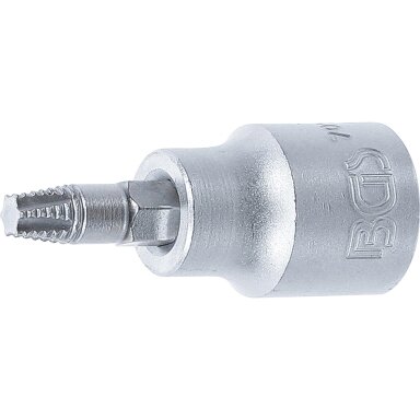 Sraigtinis ištraukimo antgalis | 10 mm (3/8") | pažeistam T-Star (Torx) T27 7098-T27 BGS Technic Sraigtinis ištraukimo antgalis | 10 mm (3/8") | pažeistam T-Star (Torx) T27 7098-T27 BGS Technic