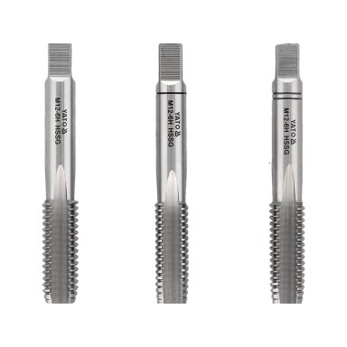 Sriegikliai 3vnt.M12x1,75, HSS/M2 YATO