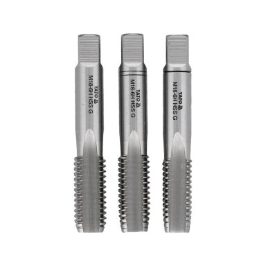 Sriegikliai 3vnt.M18x2,5, HSS/M2 YT-2942