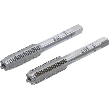 Sriegikliai | pirmas ir galutinis sriegimas | M10 x 1.5 | 2 vnt. M10X1.5-B BGS Sriegikliai | pirmas ir galutinis sriegimas | M10 x 1.5 | 2 vnt. M10X1.5-B BGS