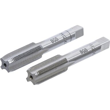 Sriegikliai | pirmas ir galutinis sriegimas | M12 x 1.0 | 2 vnt. M12X1.0-B BGS
