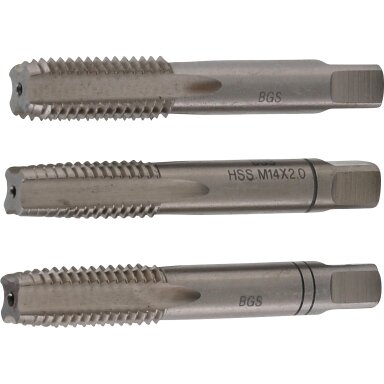 Sriegikliai | pirmas / vidurinis / galutinis sriegimas | M14 x 2.0 | 3 vnt. BGS