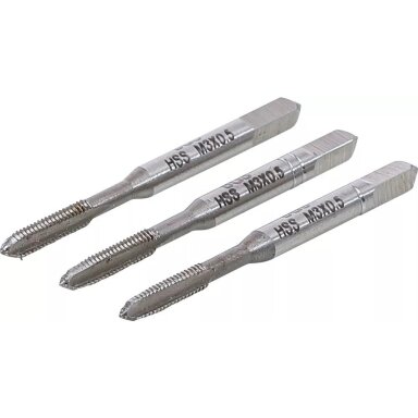 Sriegikliai | pirmas / vidurinis / galutinis sriegimas | M3 x 0,5 | 3 vnt. BGS