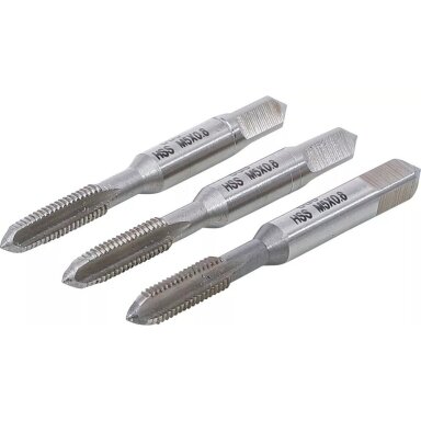 Sriegikliai | pirmas / vidurinis / galutinis sriegimas | M5 x 0.8 | 3 vnt. BGS