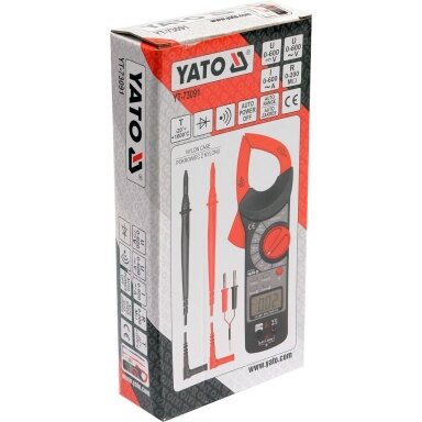 Srovės matavimo replės AC/DC 600V YATO YT-73091 Srovės matavimo replės AC/DC 600V YATO YT-73091