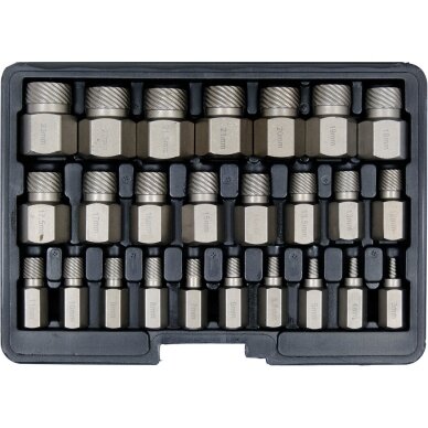 Sraigtiniai ištraukikliai 25 vnt. YT-06034 YATO
