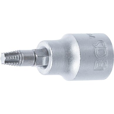 Sraigtinis ištraukimo antgalis | 10 mm (3/8") | pažeistam T-Star (Torx) T27 7098-T27 BGS Technic 1 Sraigtinis ištraukimo antgalis | 10 mm (3/8") | pažeistam T-Star (Torx) T27 7098-T27 BGS Technic 1