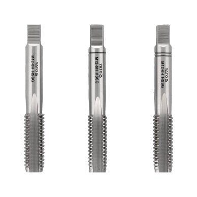 Sriegikliai 3vnt.M12x1,75, HSS/M2 YATO 1