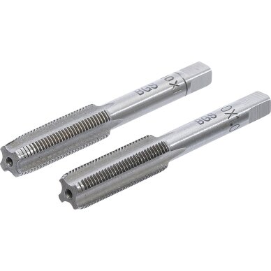 Sriegikliai | pirmas ir galutinis sriegimas | M10 x 1.0 | 2 vnt Sriegikliai | pirmas ir galutinis sriegimas | M10 x 1.0 | 2 vnt
