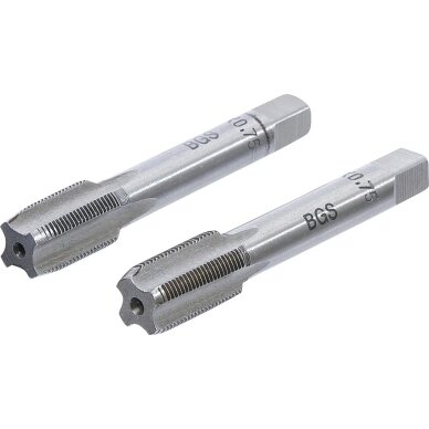 Sriegikliai | pirmas ir galutinis sriegimas | M11 x 0.75 | 2 vnt. M11X0.75-B BGS 1 Sriegikliai | pirmas ir galutinis sriegimas | M11 x 0.75 | 2 vnt. M11X0.75-B BGS 1