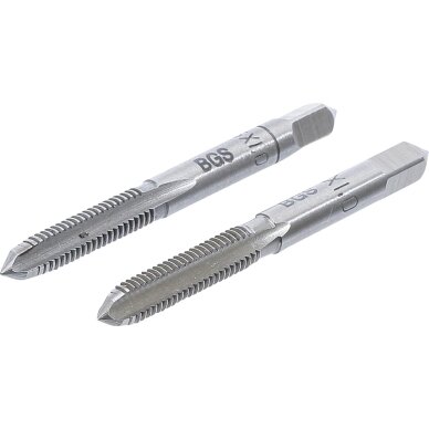 Sriegikliai | pirmas ir galutinis sriegimas | M6 x 1.0 | 2 vnt Sriegikliai | pirmas ir galutinis sriegimas | M6 x 1.0 | 2 vnt