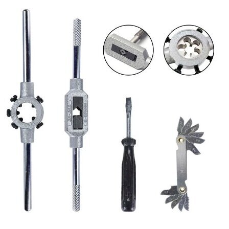 Sriegiklių ir sriegpjovių rinkinys M3-M12 32 vnt. 2 Sriegiklių ir sriegpjovių rinkinys M3-M12 32 vnt. 2