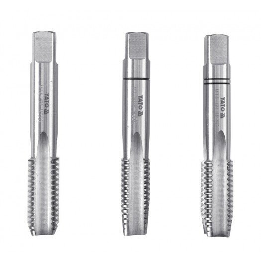 Sriegikliai |.M6x1, HSS/M2 | 3 vnt. YATO Sriegikliai |.M6x1, HSS/M2 | 3 vnt. YATO