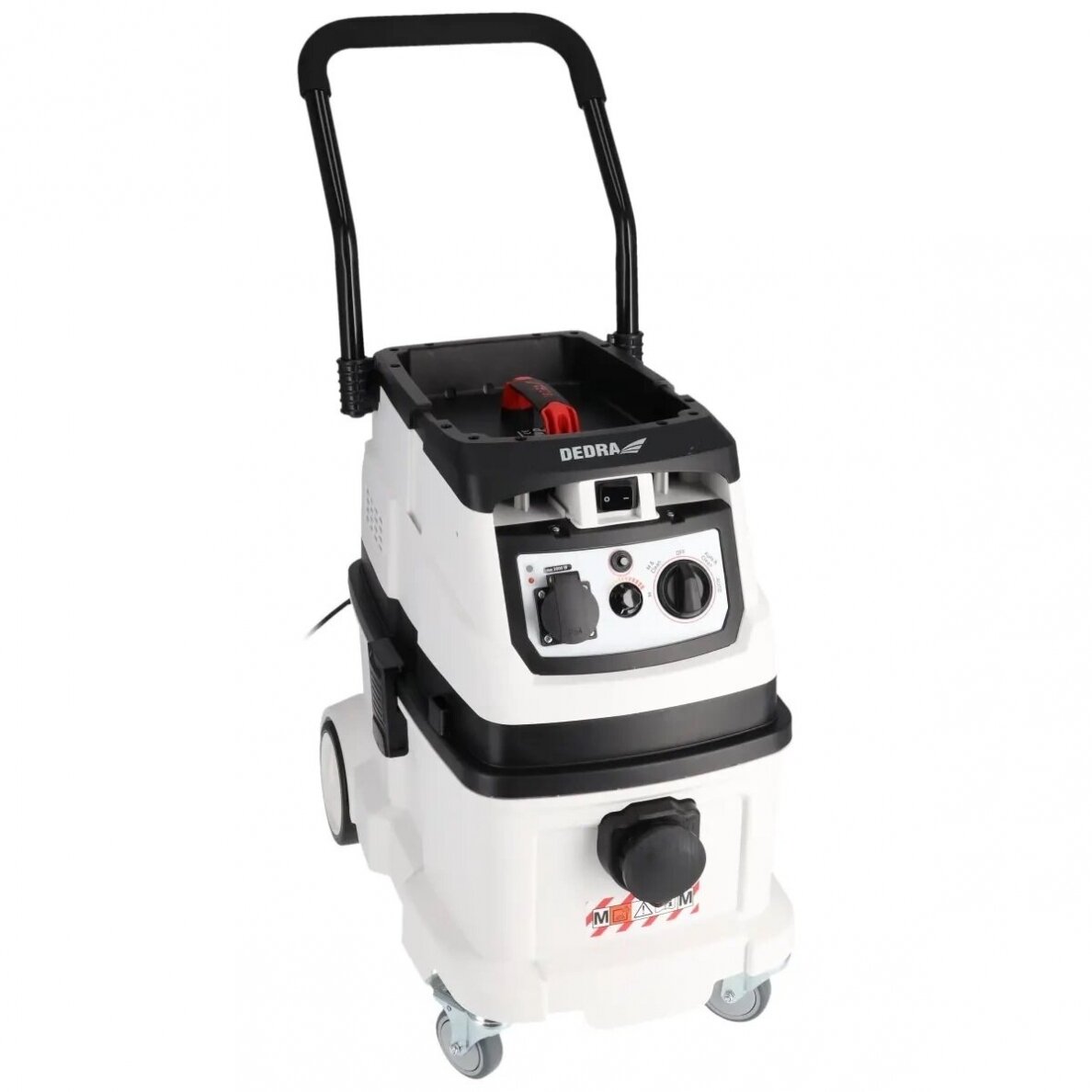 Statybinis dulkių siurblys su automatinio filtro valymo funkcija, 1600W, 40L, M klasės filtras, DEDRA DED6609 Statybinis dulkių siurblys su automatinio filtro valymo funkcija, 1600W, 40L, M klasės filtras, DEDRA DED6609