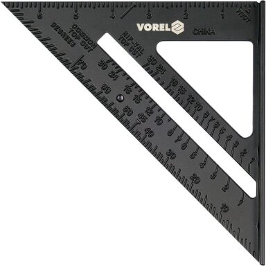Staliaus kampainis su baze | aliuminis | 250 mm VOREL