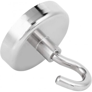 Stiprus neodimio magnetas | 51 mm iki 136 kg | žymėti, žvejoti, pakabinti, kelti paimti ESSEN TOOLS