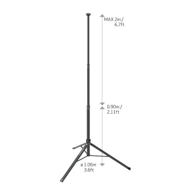Stovas, 0,9-2,0m, Scangrip Stovas, 0,9-2,0m, Scangrip