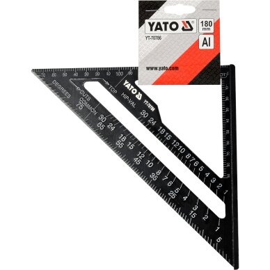 Staliaus kampainis su baze | 180 mm YATO 2 Staliaus kampainis su baze | 180 mm YATO 2