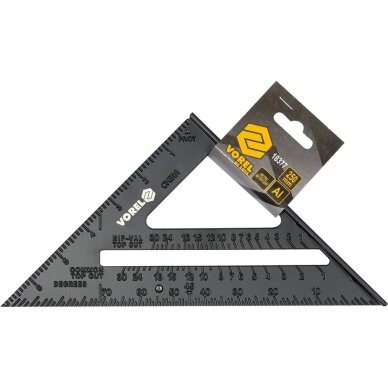 Staliaus kampainis su baze | aliuminis | 250 mm VOREL 3 Staliaus kampainis su baze | aliuminis | 250 mm VOREL 3