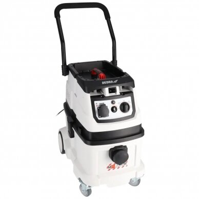 Statybinis dulkių siurblys su automatinio filtro valymo funkcija, 1600W, 40L, M klasės filtras, DEDRA DED6609 Statybinis dulkių siurblys su automatinio filtro valymo funkcija, 1600W, 40L, M klasės filtras, DEDRA DED6609