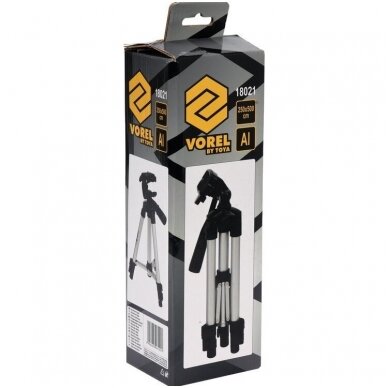 Stovas trikojis aliuminis 0,25-0,5m Vorel 5 Stovas trikojis aliuminis 0,25-0,5m Vorel 5