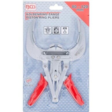 Stūmoklių žiedų suspaudimo replės | 80 - 120 mm 8370 BGS Technic 3