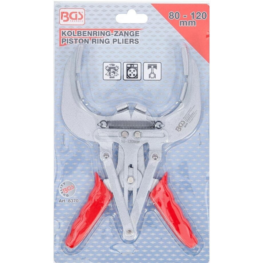 Stūmoklių žiedų suspaudimo replės | 80 - 120 mm 8370 BGS Technic 3 Stūmoklių žiedų suspaudimo replės | 80 - 120 mm 8370 BGS Technic 3