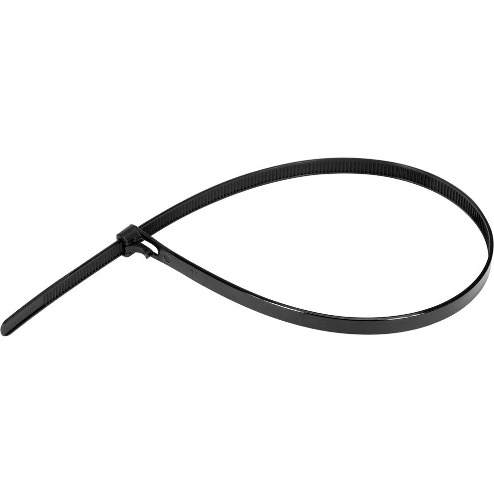Suveržimo dirželiai juodi | 7,6X300 mm | 50 vnt 1 Suveržimo dirželiai juodi | 7,6X300 mm | 50 vnt 1