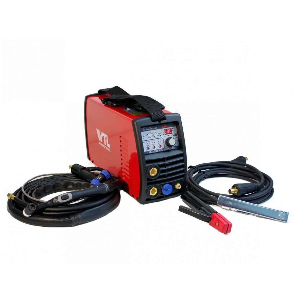 Suvirinimo aparatas, TIG 200E AC/DC Pulse, 200A, 230V Suvirinimo aparatas, TIG 200E AC/DC Pulse, 200A, 230V