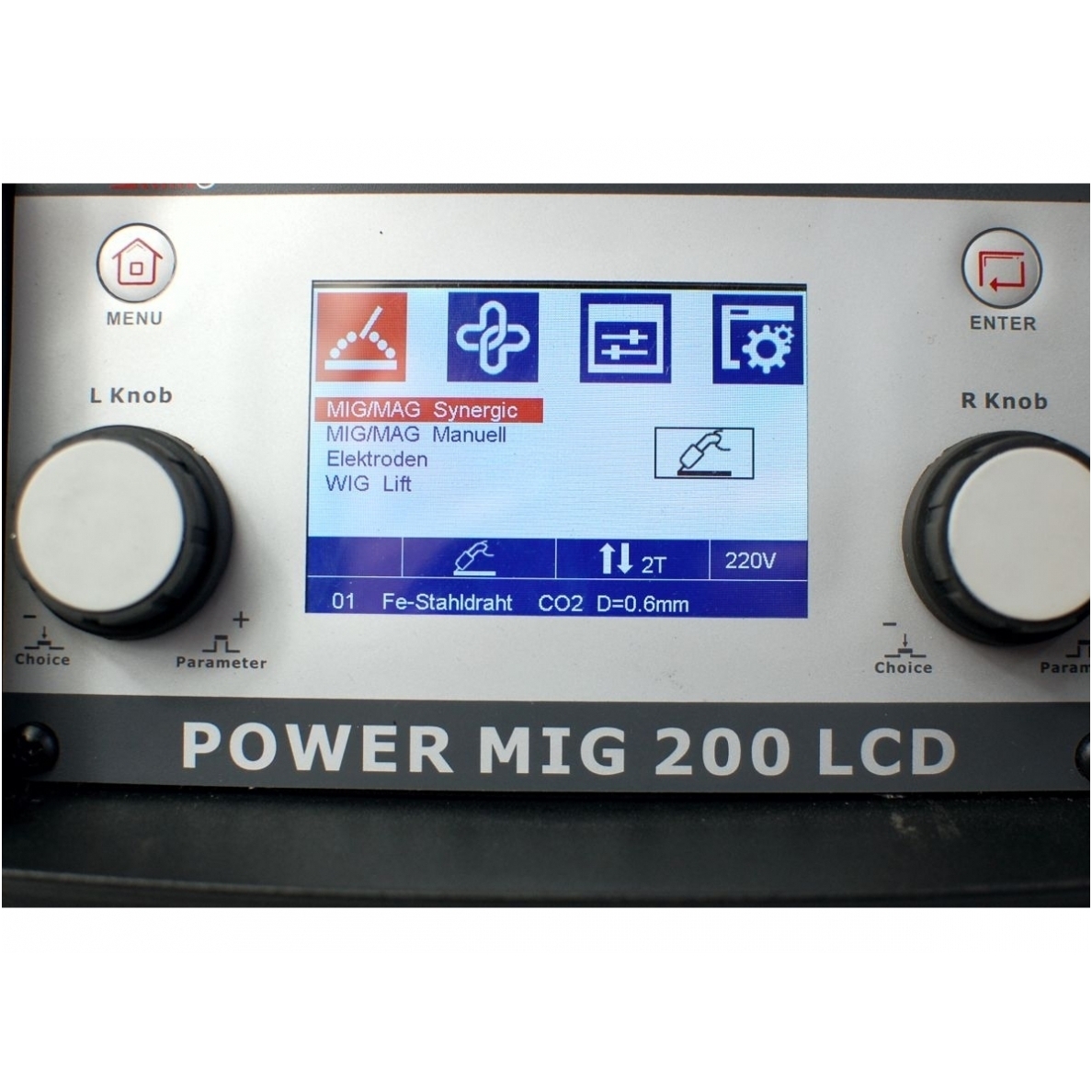 Suvirinimo pusautomatis WTL POWER MIG200LCD, 200A, 230V 2 Suvirinimo pusautomatis WTL POWER MIG200LCD, 200A, 230V 2