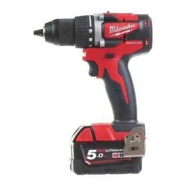 Suktuvas-gręžtuvas Milwaukee M18 CBLDD-502C; 18 V; 2x5,0 Ah Suktuvas-gręžtuvas Milwaukee M18 CBLDD-502C; 18 V; 2x5,0 Ah