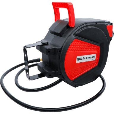 Suspausto oro žarna su automatine rite 12mmx12m + 2m BGS 71048
