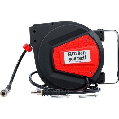 Suspausto oro žarna su automatine rite 8mmx10m + 1.5m BGS 71055