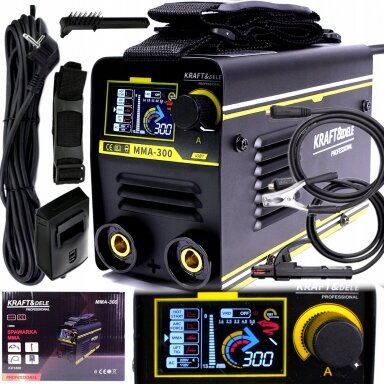 Suvirinimo aparatas inverterinis MMA 300A LCD Kraftdele KD1868 Suvirinimo aparatas inverterinis MMA 300A LCD Kraftdele KD1868