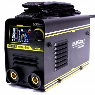 Suvirinimo aparatas inverterinis MMA 300A LCD Kraftdele KD1868 Suvirinimo aparatas inverterinis MMA 300A LCD Kraftdele KD1868