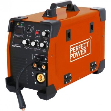 Suvirinimo pusautomatis daugiafunkcinis, inverterinis (IGBT) MIG/MAG/MMA/TIG MIG-200C Suvirinimo pusautomatis daugiafunkcinis, inverterinis (IGBT) MIG/MAG/MMA/TIG MIG-200C